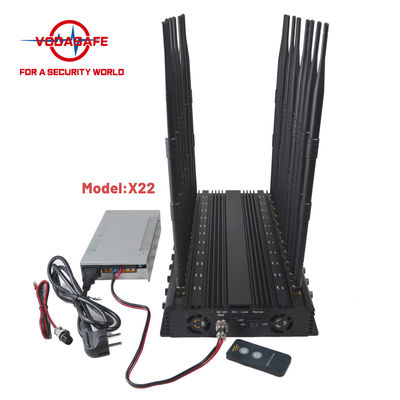 Купить 6GHz 22 амортизатор сигнала Jammer антенн 46Watts GSM 5G online manufacture