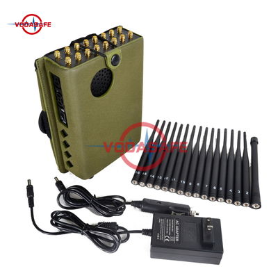 Купить Антенны DC12V Jammer 2G 3G 4G 16W 6 сигнала ICNIRP 12000mAh Handheld online manufacture