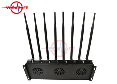 Custom Frequency Network Signal Jammer 24 / 7 Hours Working Bluetooth 2.4G 2400 - 2500MHz