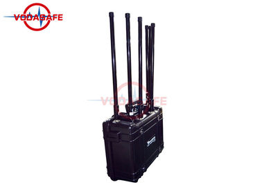 6 Frequencies Anti Drone Jammers , Drone Communication Jammer Easy Transportation