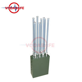 Manpack Mobile Phone Signal Jammer 6 High Gain FRP Antennas High Output Power