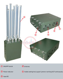 Light Weight Portable Cell Phone Jammer , Mobile Phone Blocking Device Manpack Shell